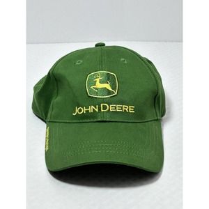 John‎ Deere Hat Adjustable Cap Owner's Edition Green Nothing Runs Like A Deere